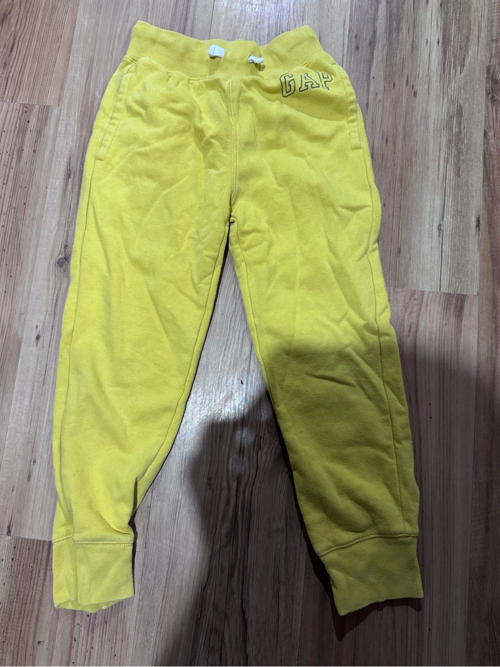 GAP Bright Yellow Kids Fleece Joggers price for both